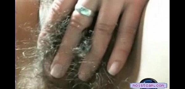  [moistcam.com] Hairy mature shows us her used cunt! [free xxx cam]
